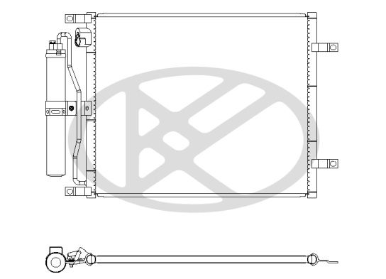Condensator, climatizare KOYORAD CD021014