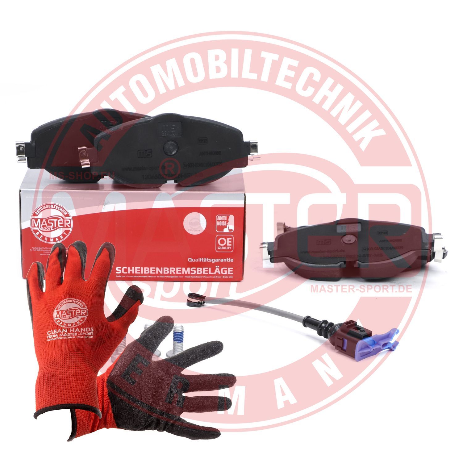 Zestaw klocków hamulcowych, hamulce tarczowe MASTER-SPORT GERMANY 13046027852N-SET-MSP