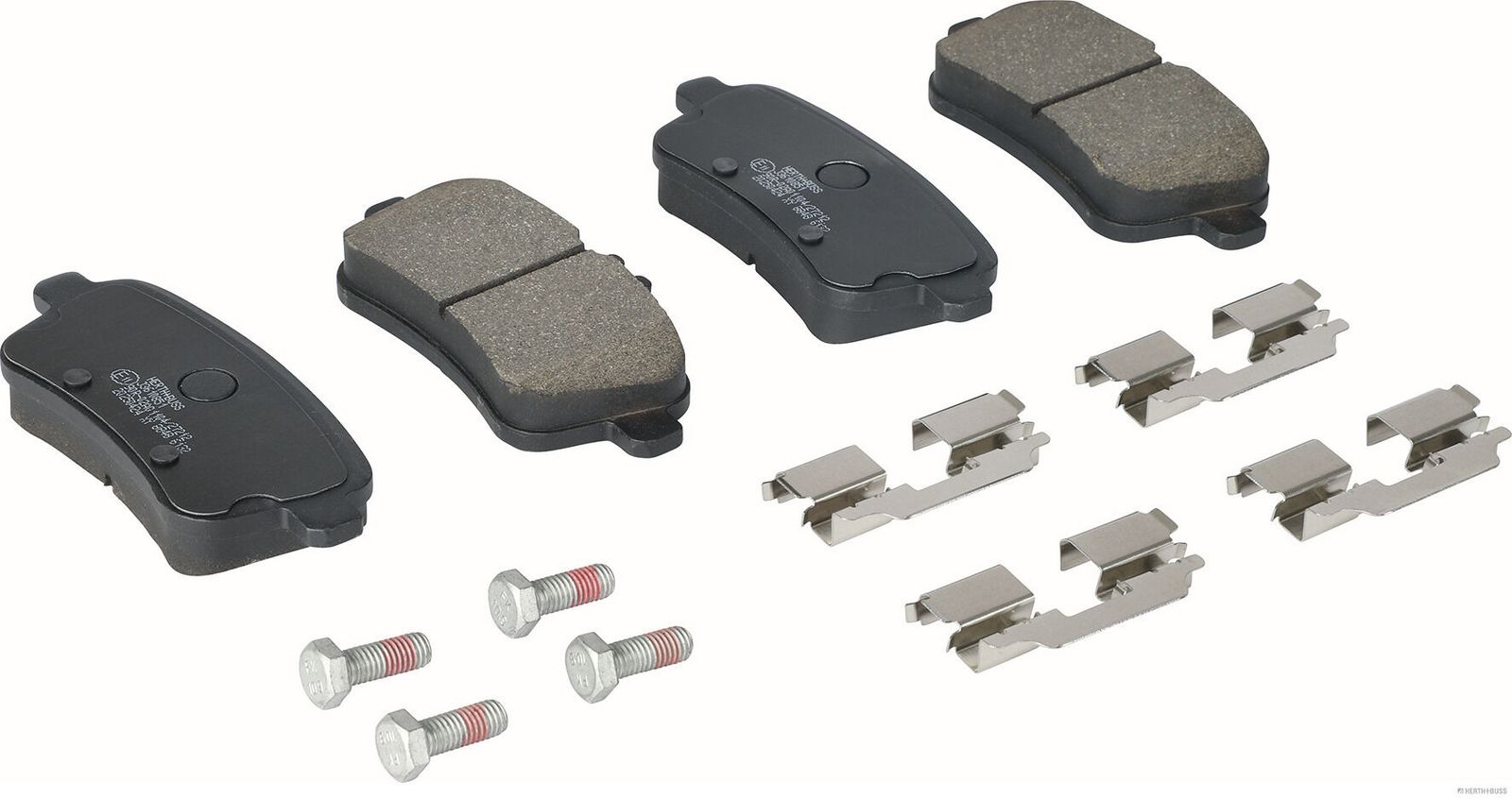 set placute frana,frana disc HERTH+BUSS JAKOPARTS J3610851