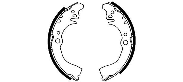 Zestaw szczęk hamulcowych MINTEX MFR295