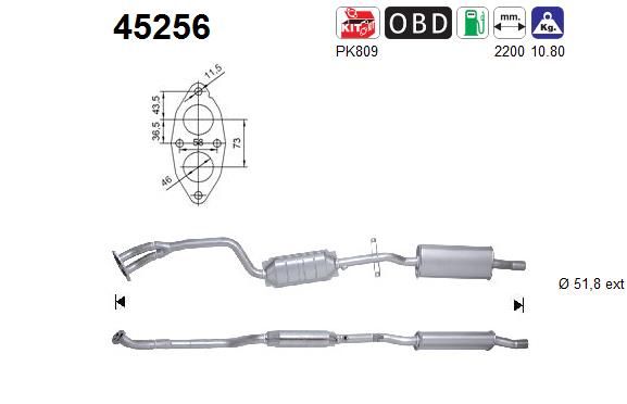 Katalizator AS 18307523730