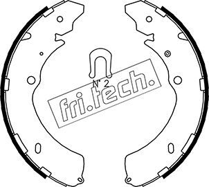 Zestaw szczęk hamulcowych FRI.TECH. 1047.374