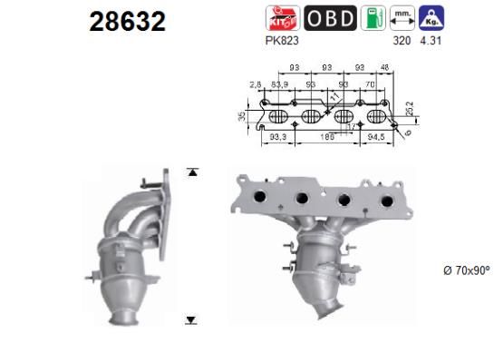 Katalizator AS 28632