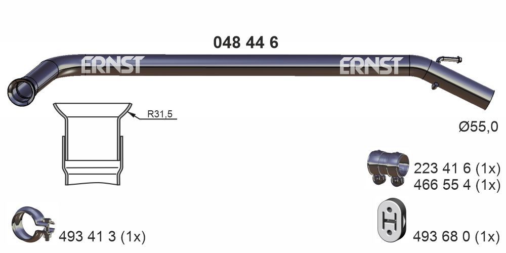 Racord evacuare ERNST 048446