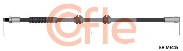 Przewód hamulcowy elastyczny COFLE 92.BH.ME115