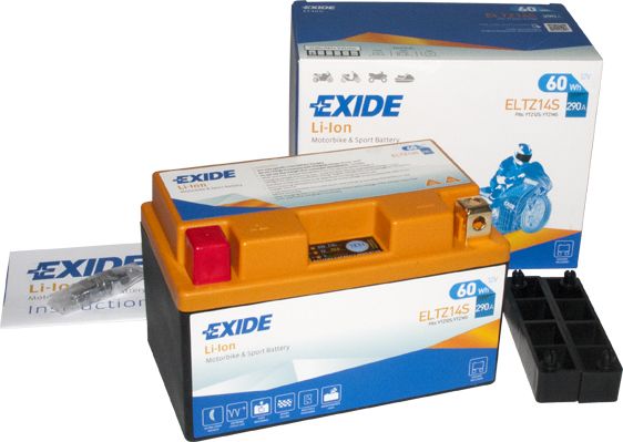 Motobaterie Exide Bike Li-Ion 12V, 5Ah, 290A, 60Wh, ELTZ14S — Autodíly PEMA