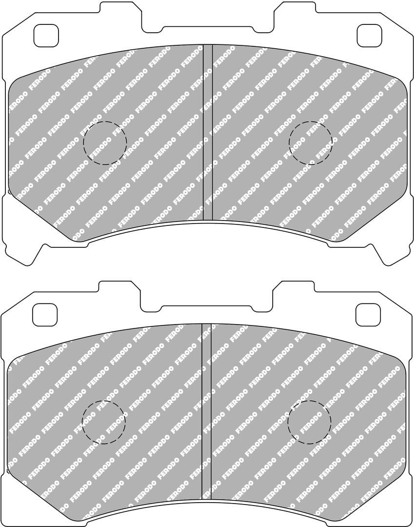 set placute frana,frana disc FERODO FCP5261Z
