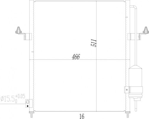 Skraplacz, klimatyzacja HART 612 257