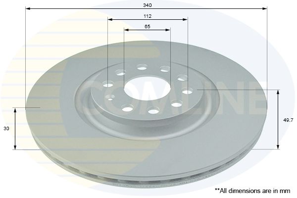 Tarcza hamulcowa COMLINE ADC1498V