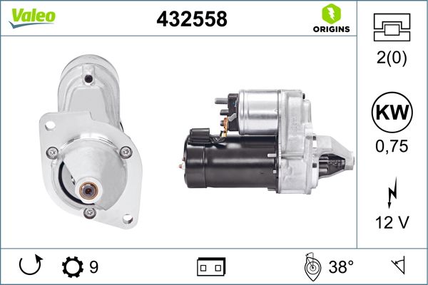 Rozrusznik VALEO 432558