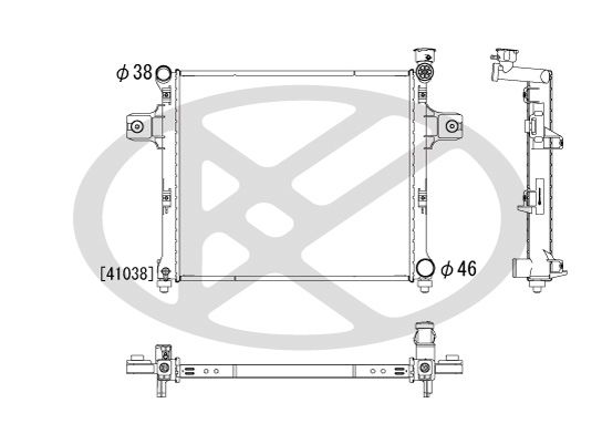 Radiator, racire motor KOYORAD PL331903