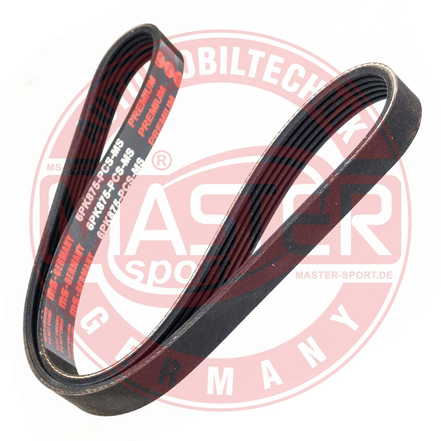 Pasek klinowy wielorowkowy MASTER-SPORT GERMANY 6PK875-PCS-MS