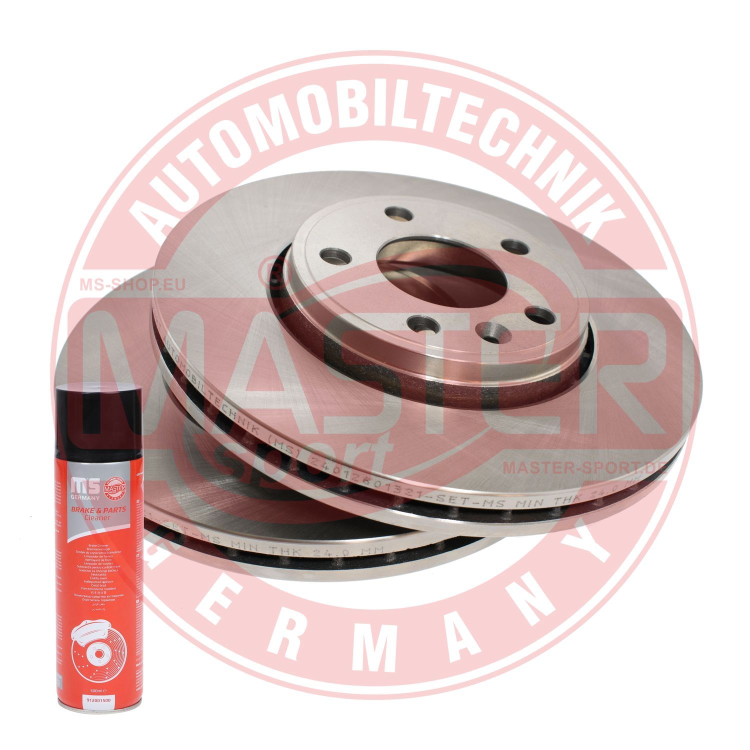 Tarcza hamulcowa MASTER-SPORT GERMANY 24012801321-SET-MSP