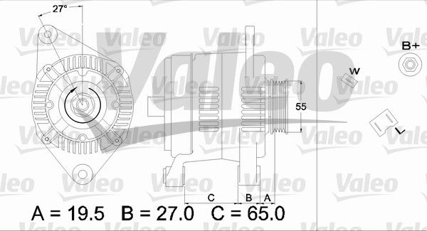 Alternator VALEO 436447