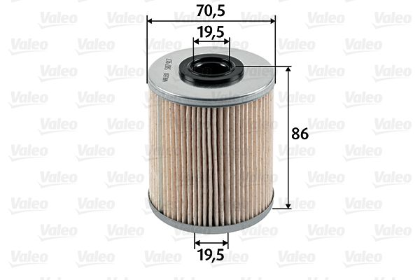 Palivový filter VALEO 587917