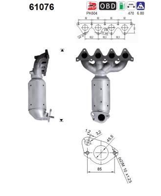 Katalizator AS 2851026BB0