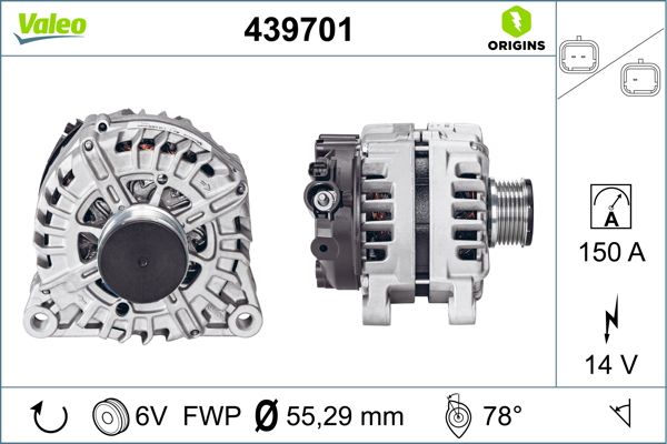 Alternator VALEO 439701