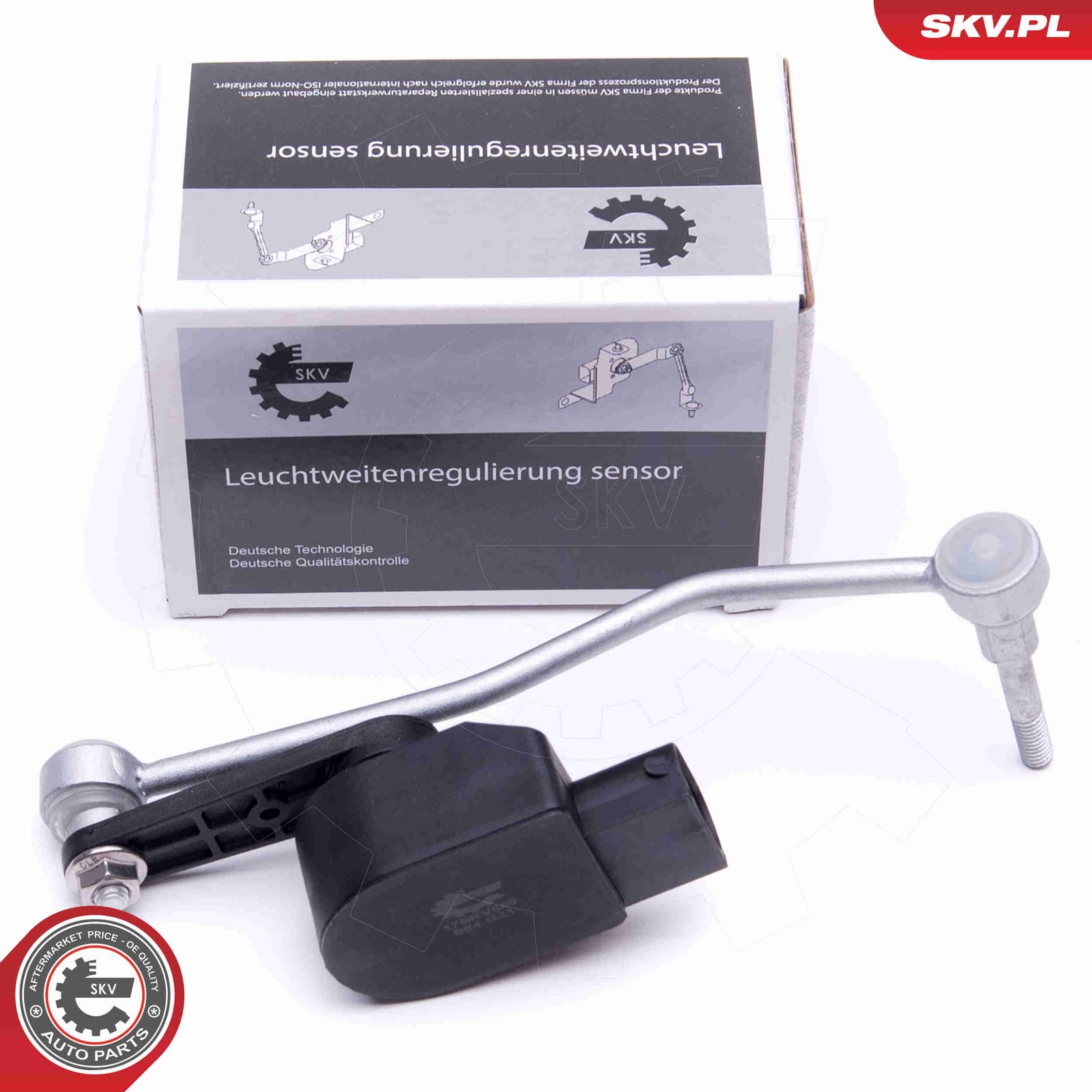 Sensors, lukturu augstuma regulēšana