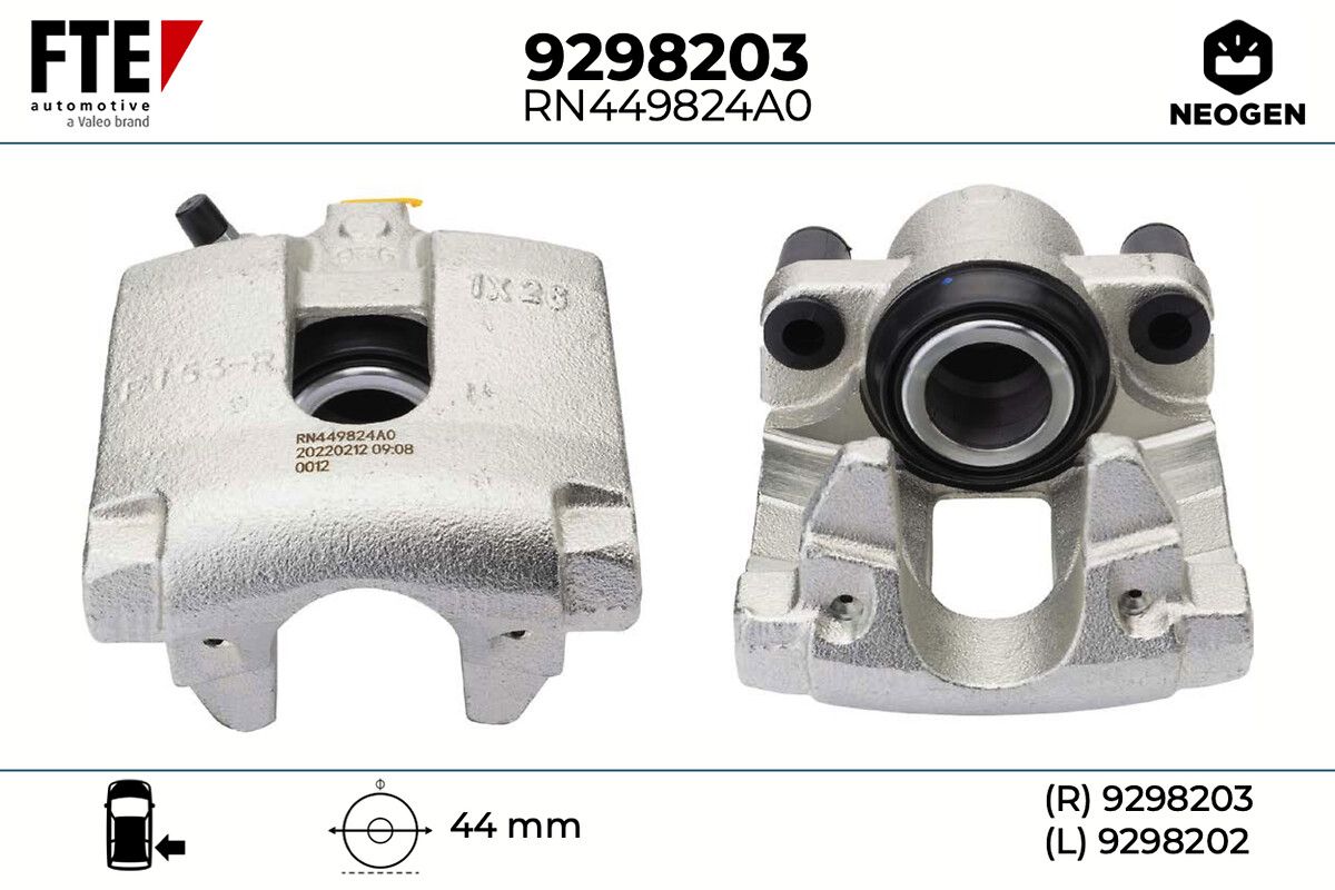 Etrier frana FTE NEOGEN 9298203