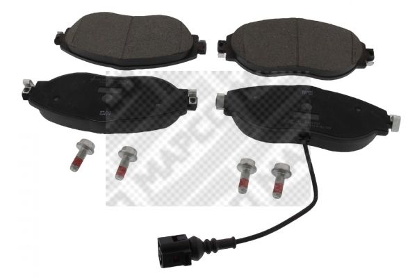 Zestaw klocków hamulcowych, hamulce tarczowe MAPCO 6818