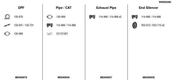Układ wydechowy FA1 WN000488