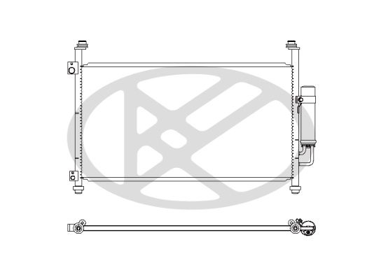 Condensator, climatizare KOYORAD CD080491