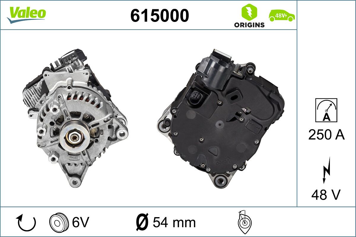 Rozrusznikoalternator VALEO 615000