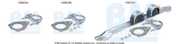 Zestaw montażowy, katalizator BM CATALYSTS FK80270
