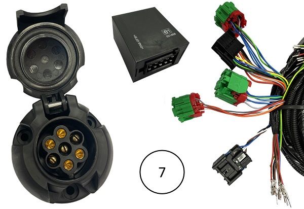 Kit électrique, dispositif d'attelage