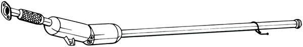 Filtr sadzy / filtr cząstek stałych, układ wydechowy BOSAL 097-904