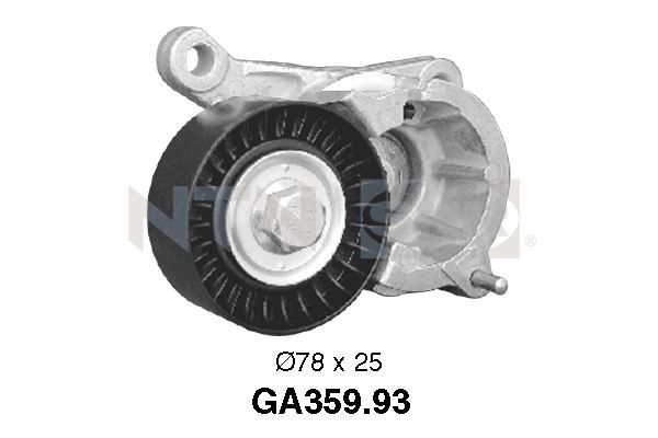 Rolka napinacza, pasek klinowy wielorowkowy SNR GA359.93