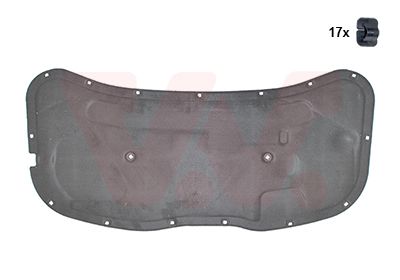 Levně Izolace motorového prostoru VAN WEZEL 5827460