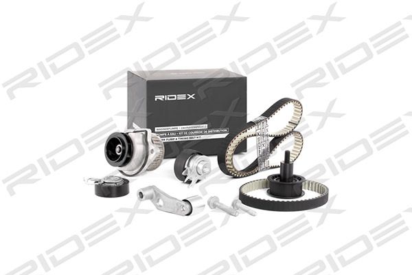 Pompa wodna + zestaw paska rozrządu RIDEX 3096W0034