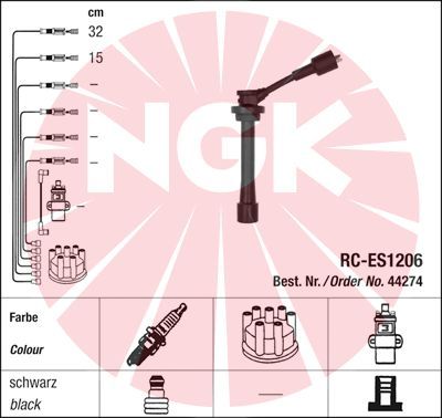 Sada kabelů pro zapalování NGK RC-ES1206