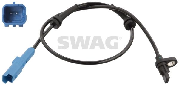 Czujnik, prędkość obrotowa koła SWAG 64 10 6324