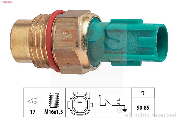Teplotní spínač, větrák chladiče EPS 1.850.266