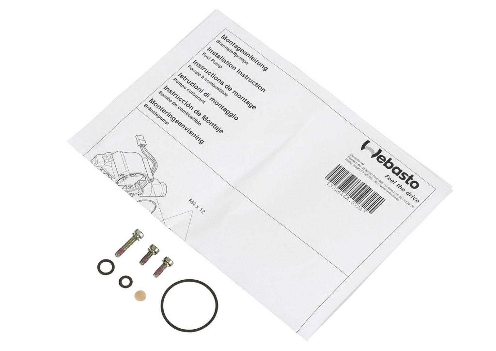 Set reparat cabluri, pompă dozare-încălzire în staționare WEBASTO 1322637A