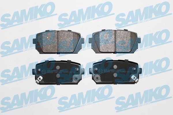 Sada brzdových destiček, kotoučová brzda SAMKO 5SP1416