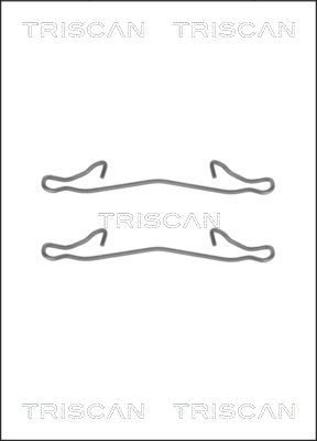 Zestaw akcesoriów, klocki hamulcowe TRISCAN 8105 161563