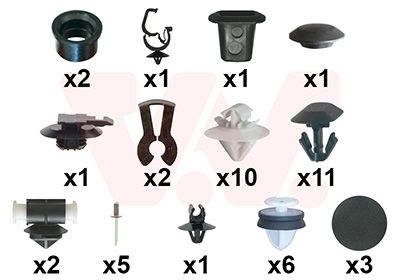 Kit d'assemblage, porte