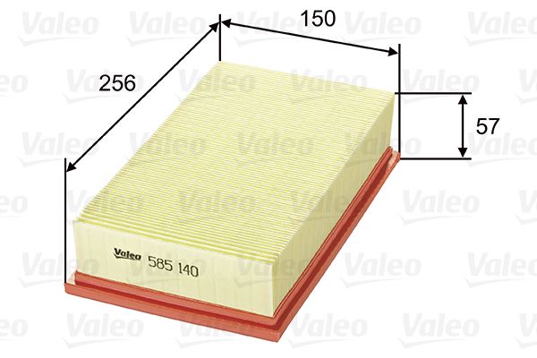 Vzduchový filter VALEO 585140