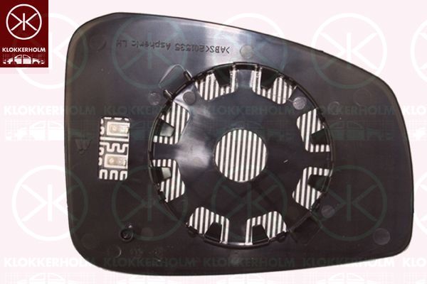 Szkło lusterka, lusterko zewnętrzne KLOKKERHOLM 60561061