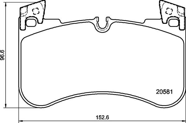 Sada brzdových platničiek kotúčovej brzdy BREMBO P 44 029