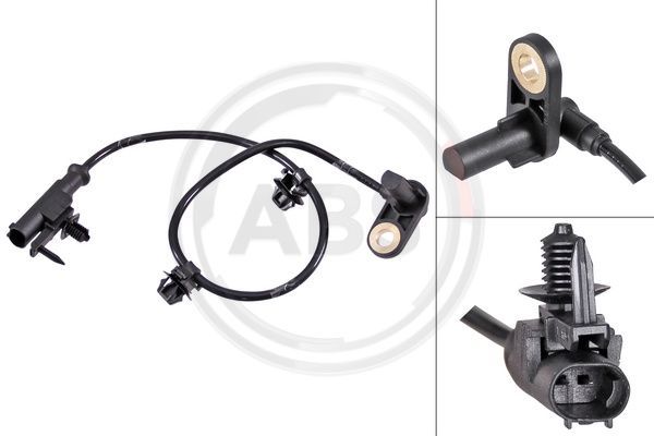 Czujnik, prędkość obrotowa koła A.B.S. 31691