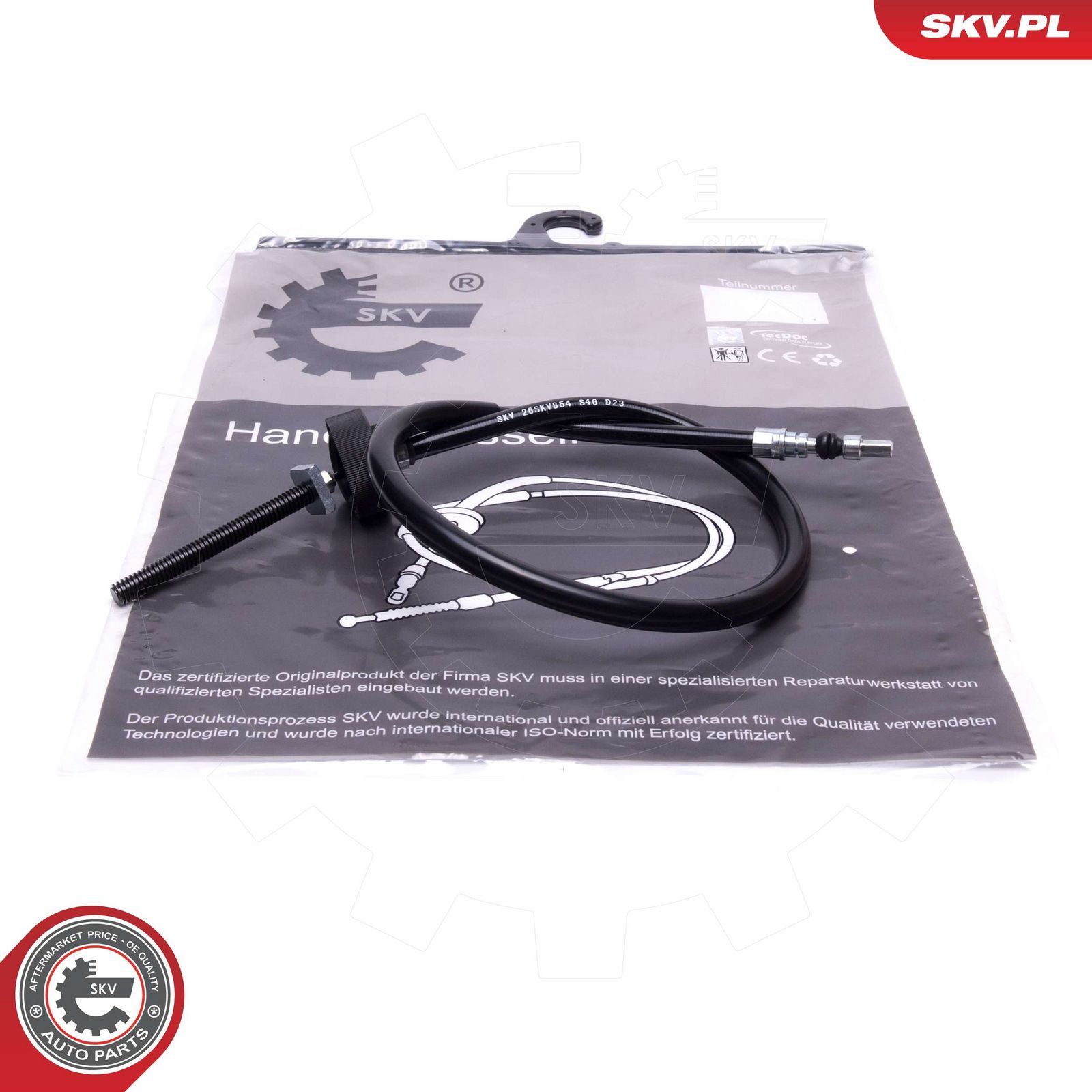 Cablu, frana de parcare ESEN SKV 26SKV854