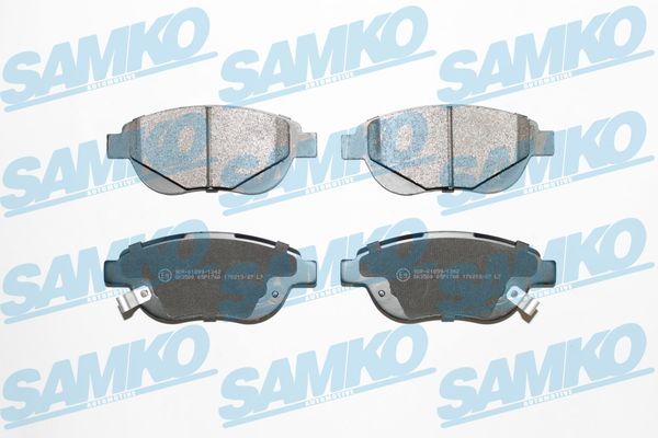 Sada brzdových destiček, kotoučová brzda SAMKO 5SP1760