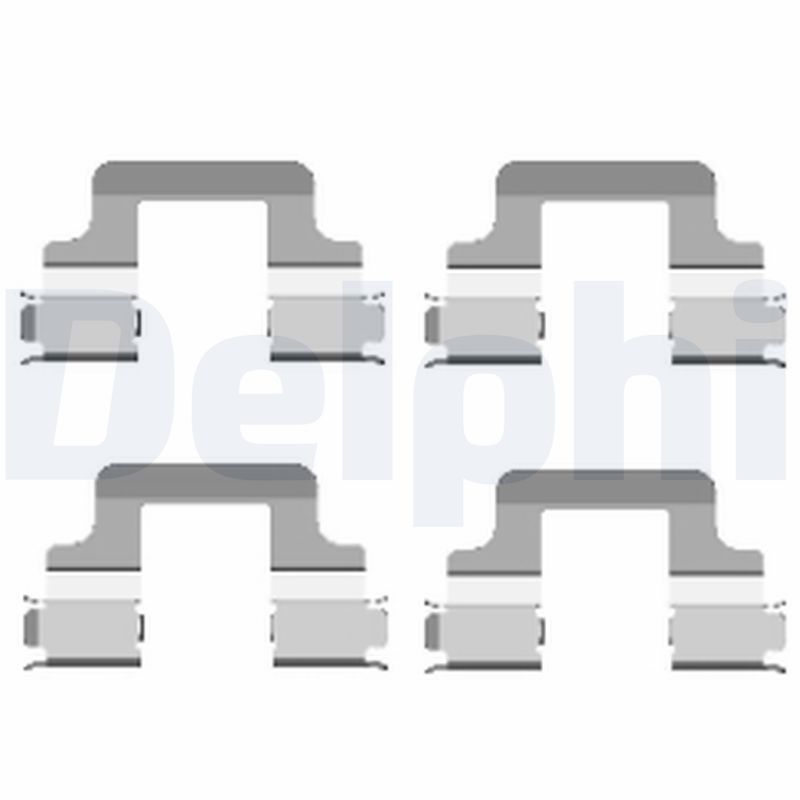 Zestaw akcesoriów, klocki hamulcowe DELPHI LX0437