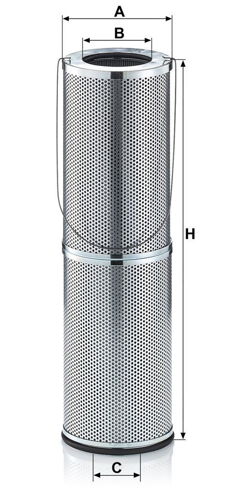 Levně Filtr, pracovní hydraulika MANN-FILTER HD 15 002