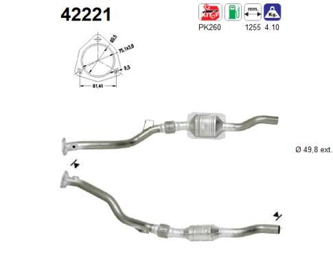 Katalizator AS 42221