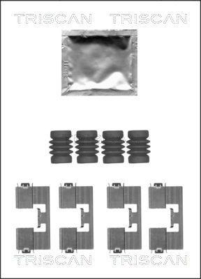 Zestaw akcesoriów, klocki hamulcowe TRISCAN 8105 241621